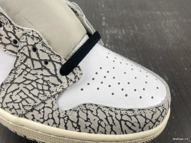 DZ5485-052 High Retro Cement 1 OG Jordan White 0506
